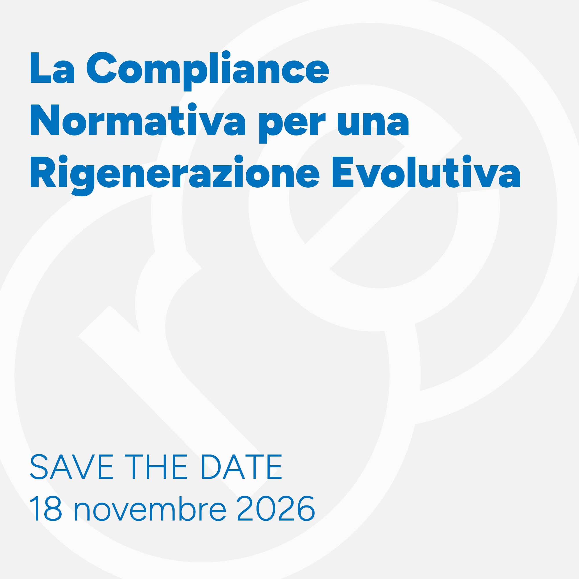 Compliance Normativa per una Rigenerazione Evolutiva